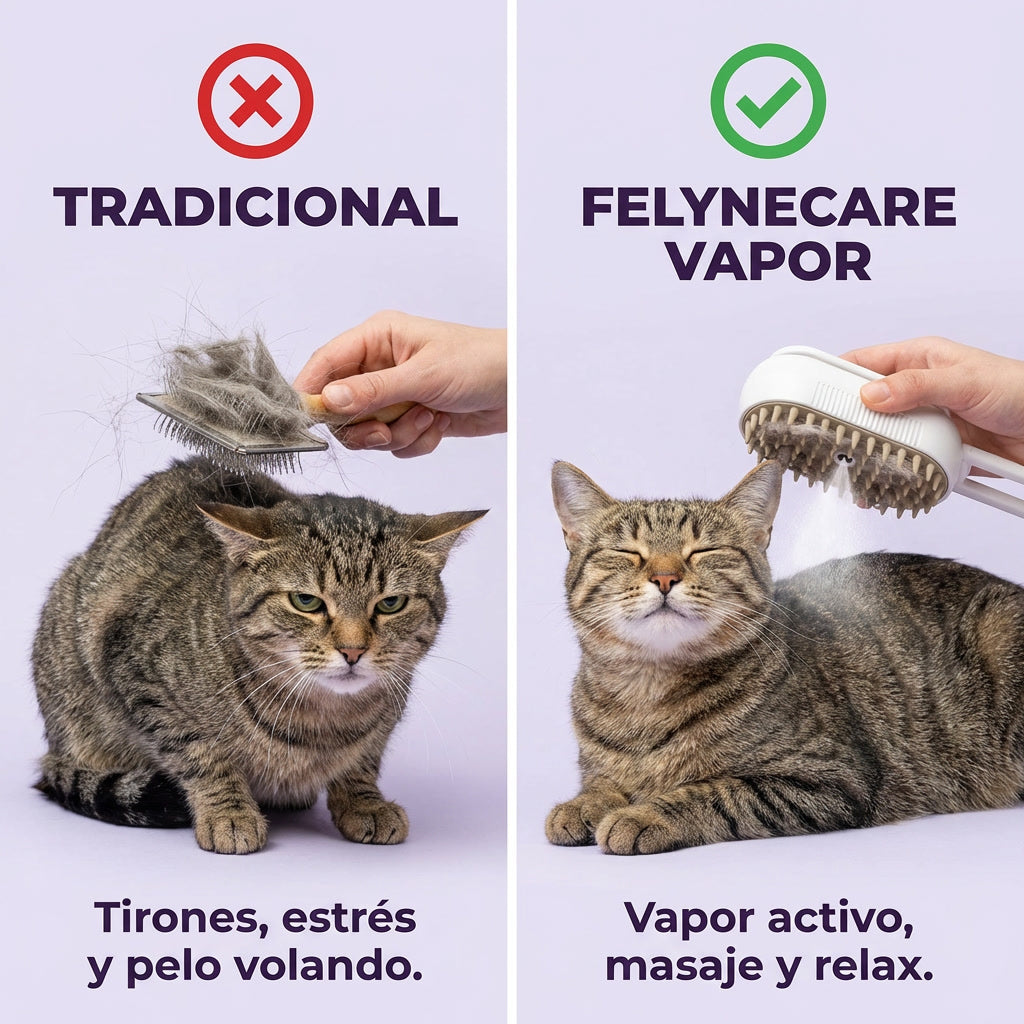 Peine de Vapor - Masaje y Adiós al Pelo Suelto