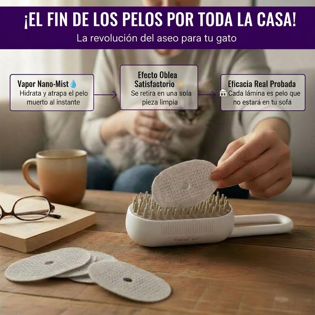 Peine de Vapor - Masaje y Adiós al Pelo Suelto